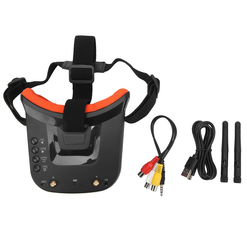 3inch FPV Glasses 5.8G Double Antenna Reception Wearable 40CH Transmission