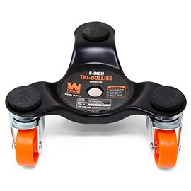 Wen DL6165 - Juego de 4 Muebles de 6 Pulgadas, 165 Libras, Capacidad para Mover Tri-Dolly (1 Unidad), Color Negro