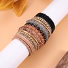 MILACOLATO 4 Sets Boho Bracelets for Women Multi-Color Layered Stackable