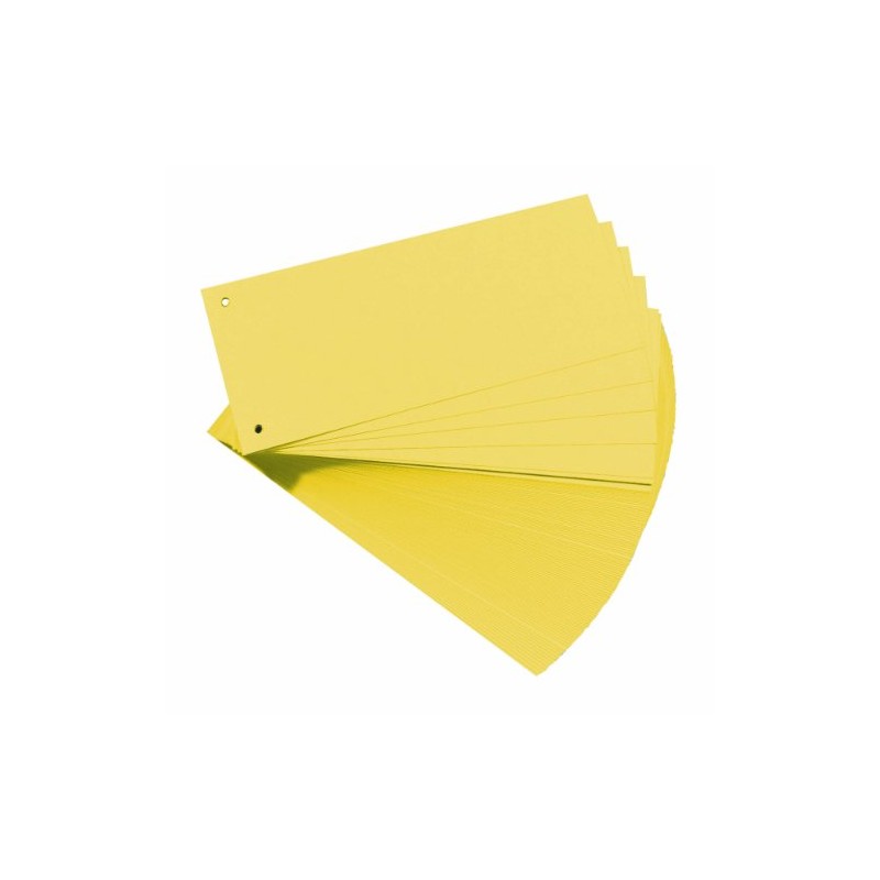 Herlitz 10843613 Divider Strips Pack of 100 Yellow