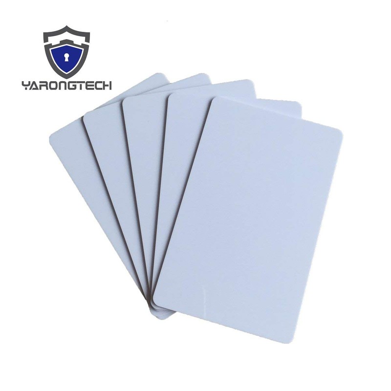 YARONGTECH 13.56mhz 1K RFID Smart Cards 13.56MHz ISO 14443A White