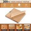 300PCS Parchment Paper Sheets, 12x12 In Non-Stick Precut Baking Parchment,