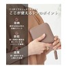 LIZDAYS Women's Bi-fold Wallet, Genuine Leather, Round Zipper, Camel