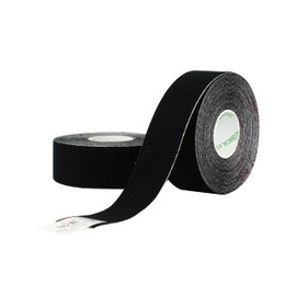 Nasara Original Kinesiology Tape (2.5 cm x 5 m), 2 Rolls, Black