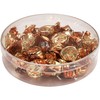 Pioneer Plastics 175C Clear Round Plastic Container, 6" W x