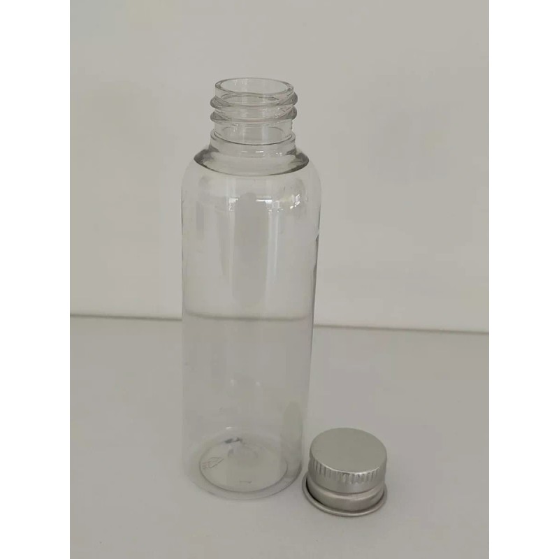 Meliars Frasco Pet Plastico 60 Ml Tapa Aluminio Rosca 20