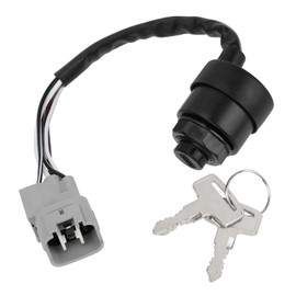 JAVIK Ignition Key Switch Fit for Kawasaki Mule 3000 3100 KAF620 2001-2008 Mule 3020 KAF620 2001-2003 Mule 3010 Die-sel KAF950 2003-2008, OEM#27005-1244