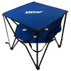 Rhino Otter Deluxe Double Decker Outdoor Folding Table 201622, Blue,