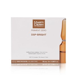MartiDerm Pigment Zero DSP Bright Ampolletas Faciales Despigmentantes. Solucin facial reduce y previene las manchas. Vitamina C -Tech  cido...        