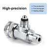 DONGKER Fish Tank CO2 Needle Check Valve,Stainless Steel Microdosing Valve