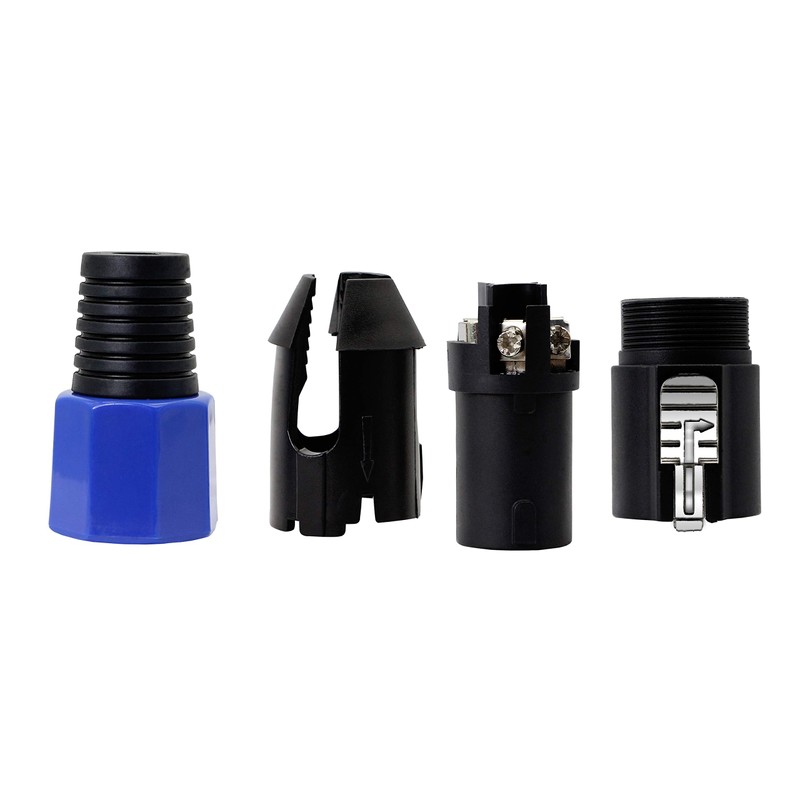 Speakon NL4FC，GELRHONR NL4 Connector Round Speaker Plug Twist Lock 4