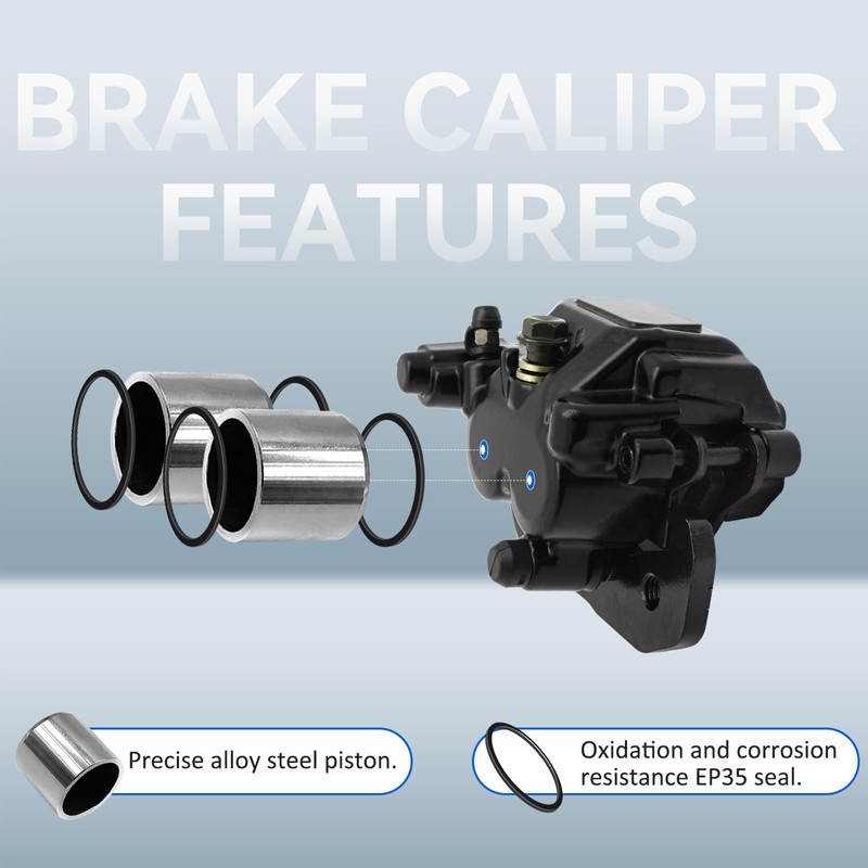 M MATI Rear Left & Right Brake Caliper Set for