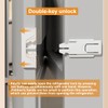 2Pack Fridge Locks for Kids, Child Proof Refrigerator Door Locks