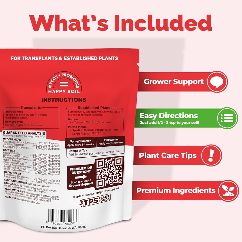Granular Mycorrhizal Fungi for Garden Plants – Microbial Supplement for