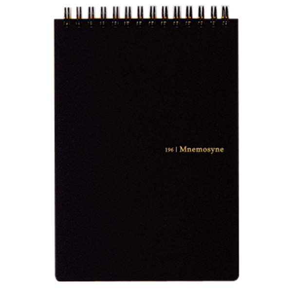 Maruman MNEMOSYNE Notebook 6.97 x 5.04 Inches (B6), 7mm ruled 21-line, 50 Sheets (N196A), white