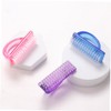 Healvian 6pcs Nail Dust Remover Brushes for Manicure Compact Nail