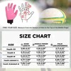 GIAMZONP Football Gloves Youth - High Grip Football Gloves Stretch