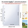 50 Pockets 6x8.5” Binder Sheets Sleeves for A5 8.07 x