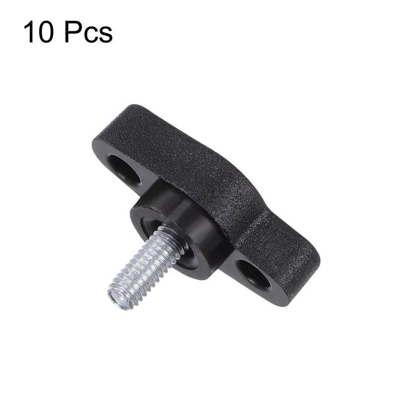 HARFINGTON 10pcs Tee Wing Knobs Thumb Screws M4 x 8mm
