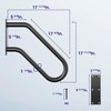 Xesi Wall Mount Handrails for Outdoor Steps with DIY Installation