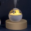 220ML Mini Humidifier USB Astronaut Design with Warm Yellow Light
