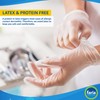 MediHands Vinyl Clear Gloves Large Disposable Surgical Gloves, Box of