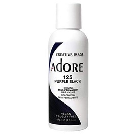 Adore Shining Semi Permanent Hair Color 125-Purple Black