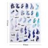 Marble Nail Stickers 6 Sheets 3D Self-Adhesive Bronzing Marble Nail