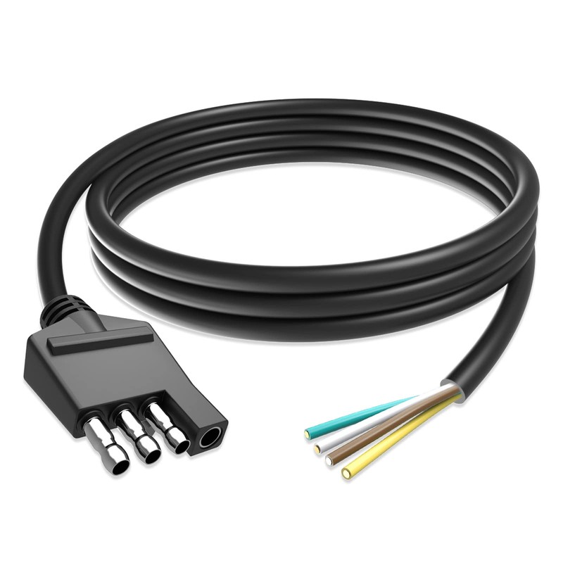 Goupchn Arnés de cableado de remolque de 4 vías 18AWG