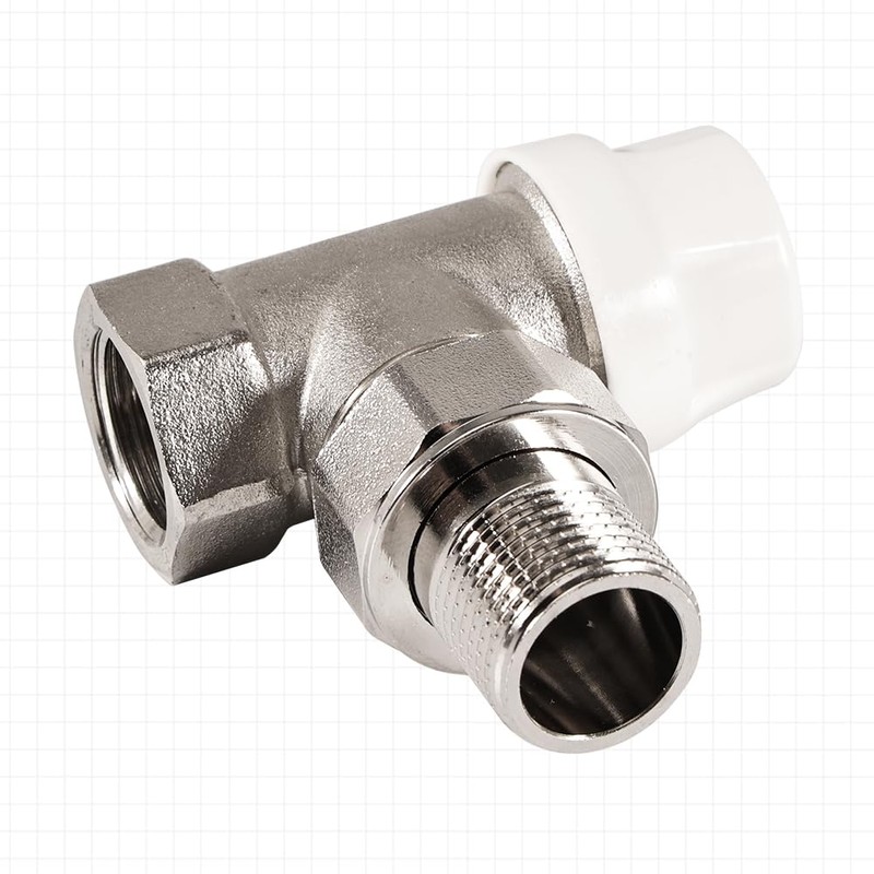 Tulov G1/2 Thermostatic Valve, Continuity Valve 1/2 Inch, Return Fitting