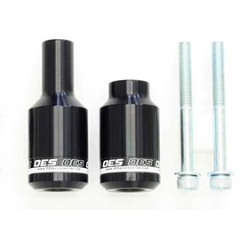 OES No Cut Frame Sliders for 2019 2020 2021 2022 2023 ZX6R 636 White Logos (Will Not Fit 2024 Models)