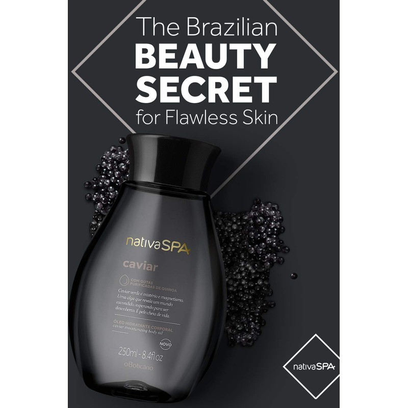 Boticario Nativa Spa (Caviar) - Oleo Hidratante Corporal 250 Ml