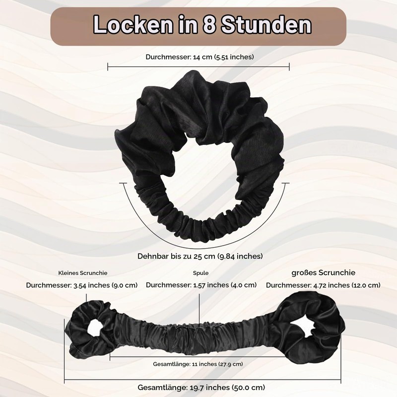 Overnight Curling Tape, Pack of 2, Heatless Curls without Heat