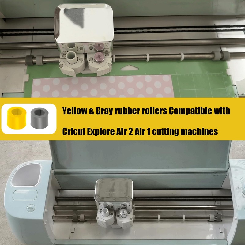 26 Packs Rubber Roller Replacement Set for Cricut Maker 3