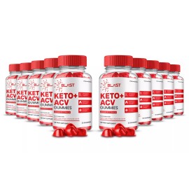 Blast Keto ACV Gummies, Max Strength Formula, BlastKeto + ACV Gummies (10 Pack)