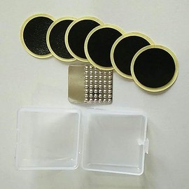 Pxiryanlow 7pcs/Set Bicycle Tire Puncture Repair Kit,Bicycle Patch Self Adhesive Cycling Rubber Tire Puncture Repair Tool Tube Instant Glue Easy to Use No Need Glue,Tire Repair Kits Tires and Tubes