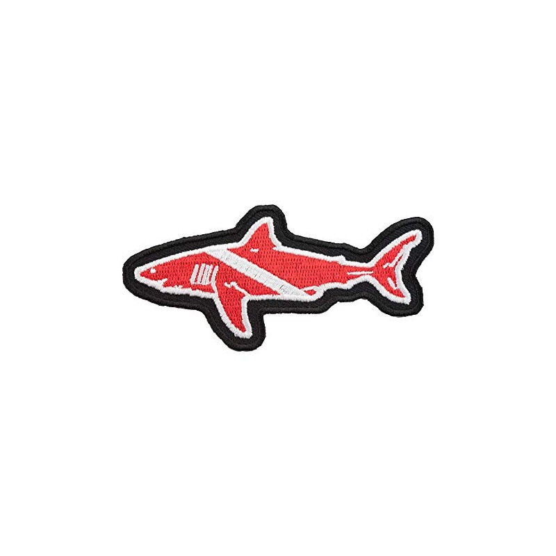 Great White Shark Diver Down Patch, Scuba Diving Flag Patches