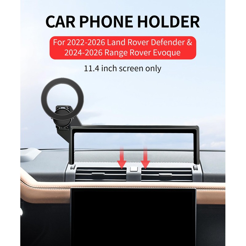 MaserWeller Car Phone Holder for 2022-2026 Land Rover Defender /