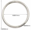 GOOHO Round Carabiner, Circle Carabiner, Round Ring, Outer Diameter 3.4