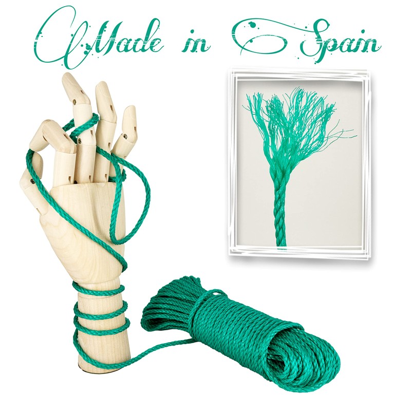 5mm*25m Plastic Rope. Polyethylene Rope for Outdoor Clothesline, Gardening, Agriculture.