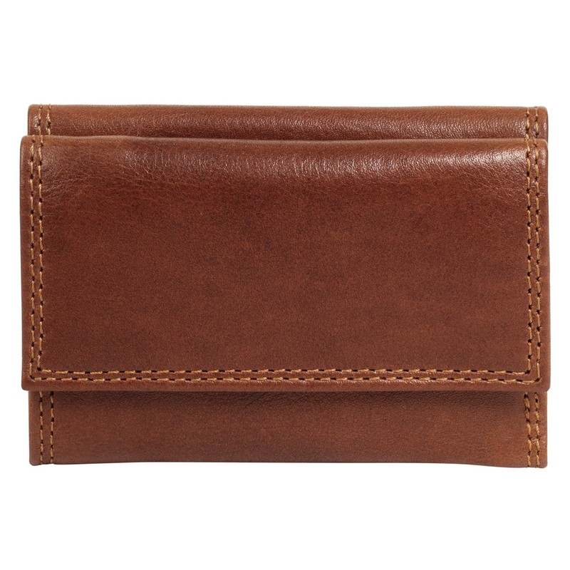 piké Genuine Leather Wallet for Men and Women, Brown, 022065,