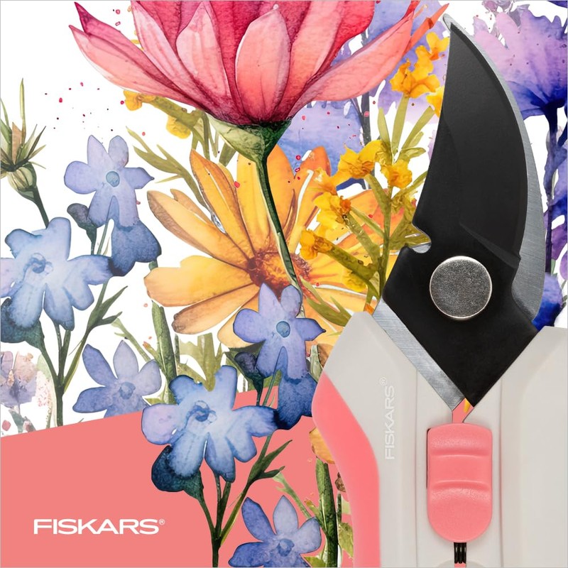 Fiskars Floral Pruning Shears - Plant Cutting Scissors/Garden Clippers For