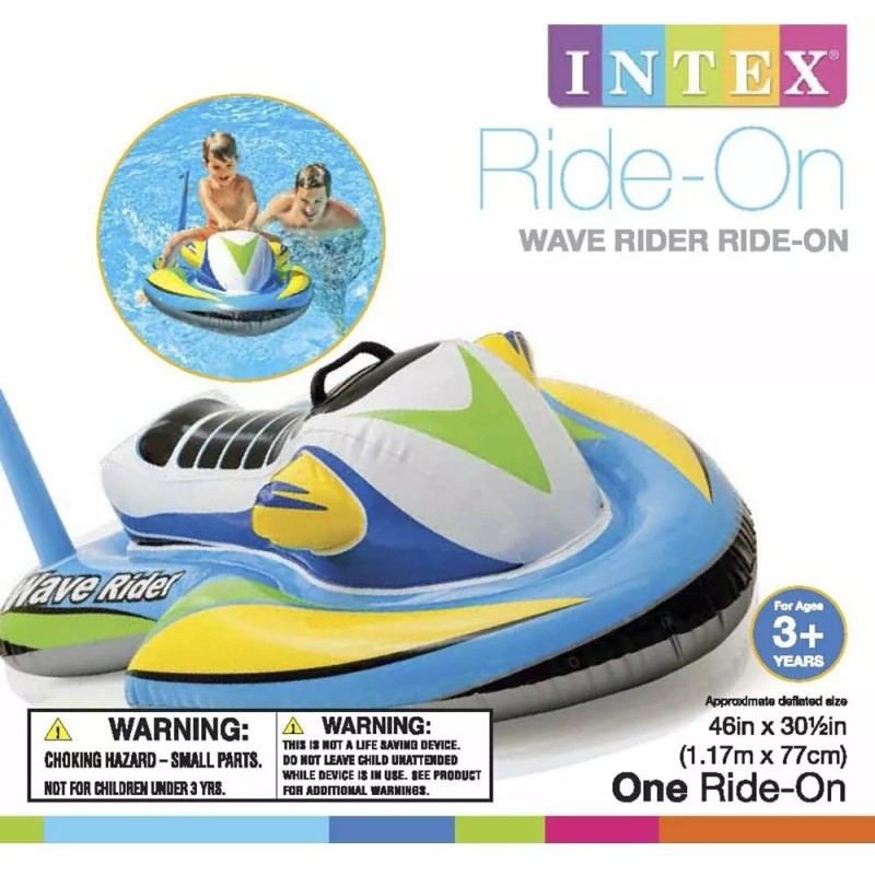 Intex Wave Rider Ride-On, 46" X 30.5", for Ages 3+