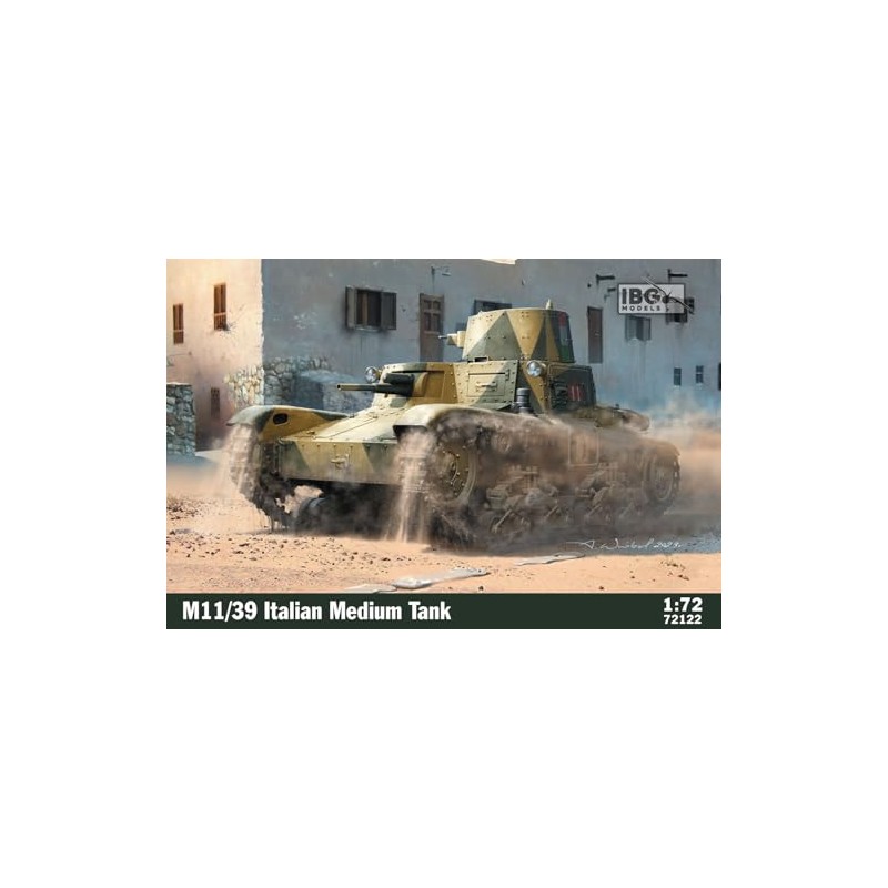 IBG PB72122 1/72 Italy M11/39 Medium Tank Plastic Model