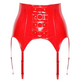 Patent Straps Red XL