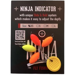 Ninja Adjustable Strike Indicator (Assorted Color, Extra Small)