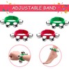 24 Pieces Christmas Band Wrist Bells Bracelets Musical Ankle Bells