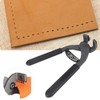 Cikonielf Leather Hole Punch Tool Leather Chisel 4 mm Silent