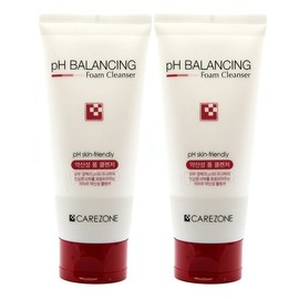 Care Zone Mildly Acidic Foam Cleanser 200ml+200ml-Sensitive/Hypoallergenic Foam