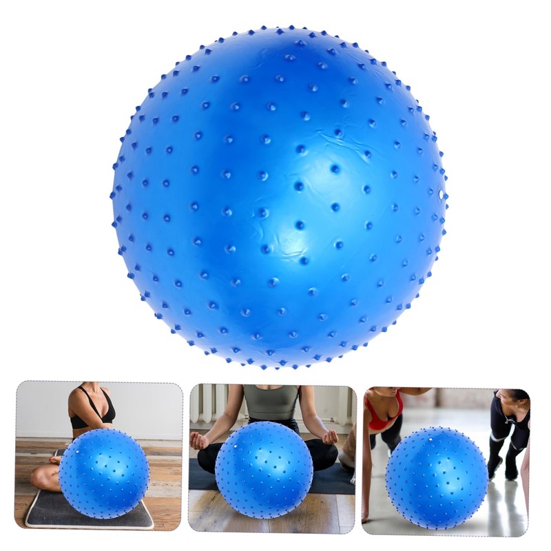 SAFIGLE Pilates Ball Yoga Ball Exercise Ball Spiky Massage Ball